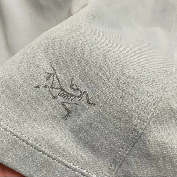 Arc'teryx Rho Lightweight Zip-Neck Base Layer Top - Women's Medium Pastel Blue - Picture 6 of 12